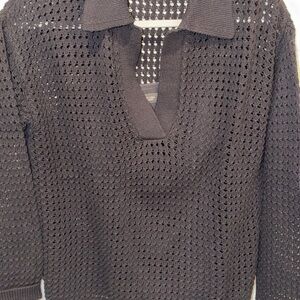 Simply Vera Vera Wang Black V-Neck Sweater